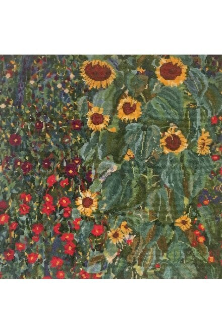 DMC 十字繡材料包 [Gustav Klimt, Farm Garden with Sunflowers]