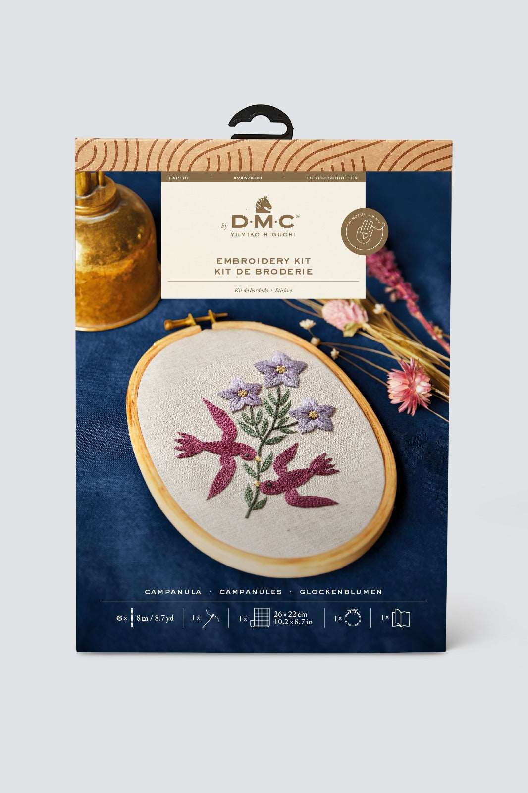 DMC 樋口愉美子風鈴高級刺繡套件的副本